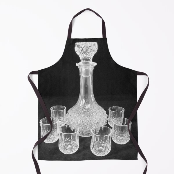 Item preview, Glasses And Decanter in Monochrome designed and sold by lezvee.