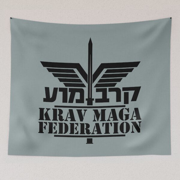 Item preview, Awesome Black Krav Maga Israeli Fighting Combat Design designed and sold by DorrisCaister.