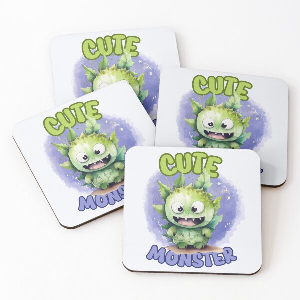 Item preview, Cute funny happy animated monster designed and sold by Mikuszyn.