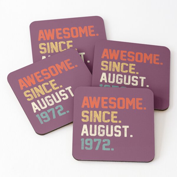 Item preview, 50th Birthday 50 Year Old 	 Awesome Since August 1972 	 DM75558	 designed and sold by hednramasag43.