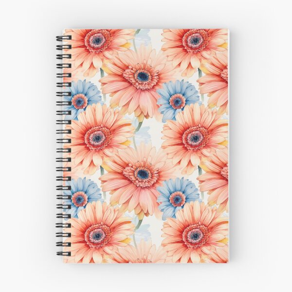 Item preview, Red hand painted watercolor gerbera designed and sold by greatful-ness.