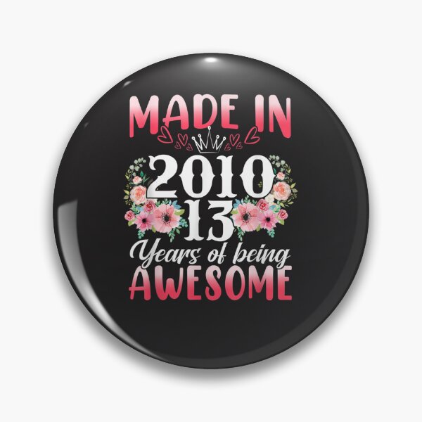 Item preview, 13 Year Old Made In 2010 Floral 13Th Birthday Gifts Girls  designed and sold by MichelleDayleys.