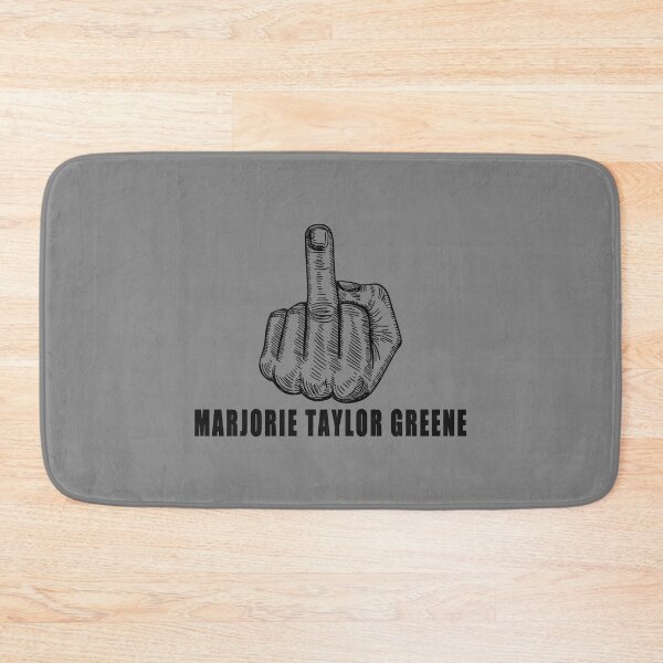Item preview, Fuck Marjorie Taylor Greene Political Button, Refrigerator Magnet, Bottle Opener and Keychain designed and sold by DorrisCaister.