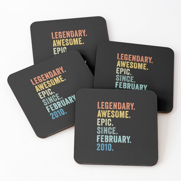 Item preview, 13Th Birthday Boy Legendary Epic Awesome Since February 2010  designed and sold by AidaWillisa.