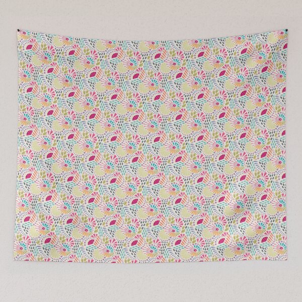 Item preview, Doodle Pattern in Happy Colors designed and sold by dearchickie.