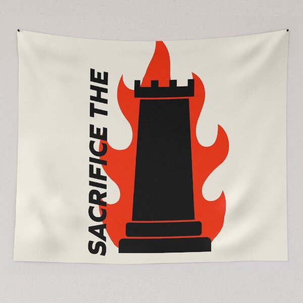 Item preview, Sacrifice the Rook - white designed and sold by itisjakob.