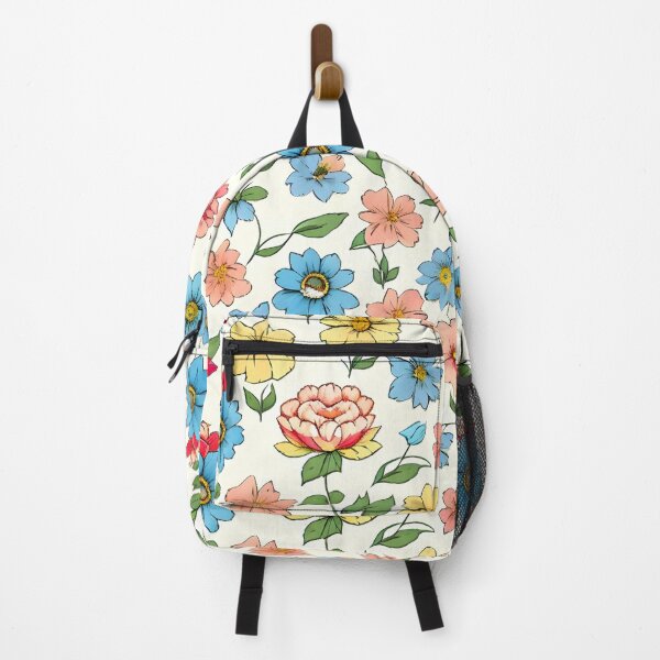 Item preview, Flower splendor: colorful flowers on a white background. Fresh, lively and full of joie de vivre. A touch of spring for your home designed and sold by byaz3.