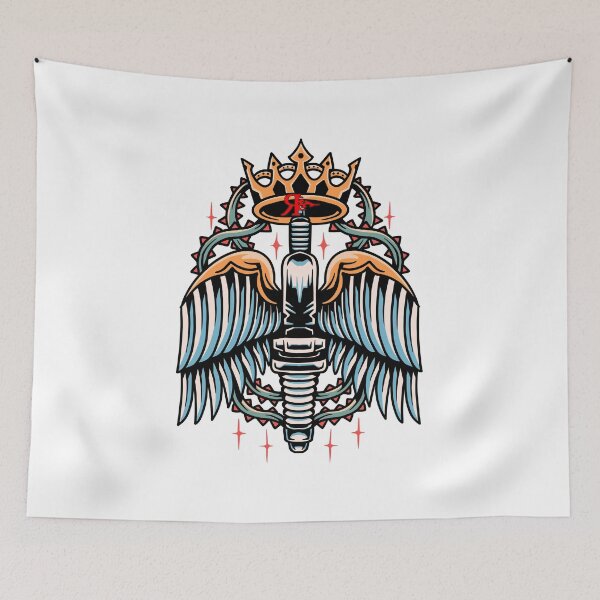 Item preview, ROGUE COMBUSTION KING TATTOO ART designed and sold by Rogueclothes.