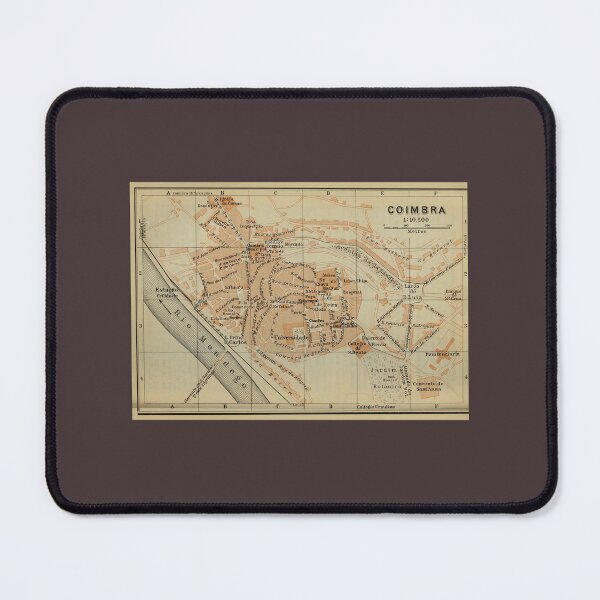 Item preview, Vintage Coimbra Portugal Map (1913) 	 designed and sold by avdoveojuaf4.