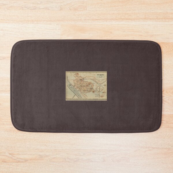 Item preview, Vintage Coimbra Portugal Map (1913) 	 designed and sold by avdoveojuaf4.