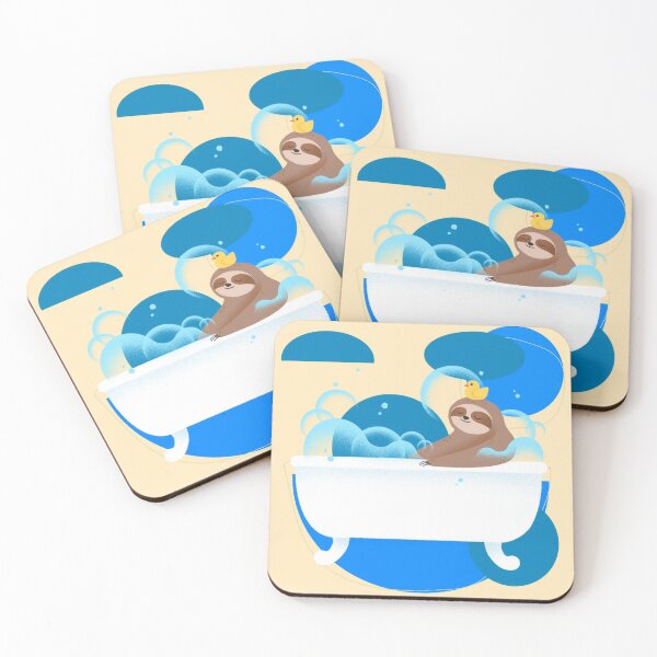 Item preview, Bathtime Sloth designed and sold by MatildaRoseArt.