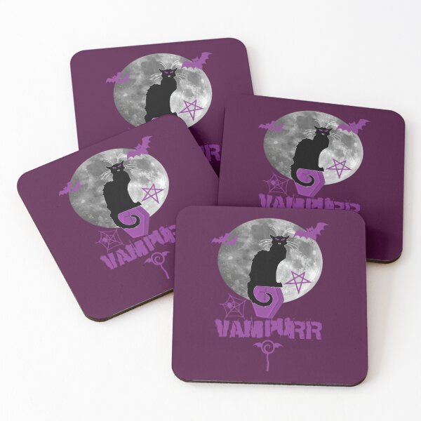 Item preview, Halloween Scary Black Cat Horror Vampurr Vintage 		 designed and sold by kckucecx10.