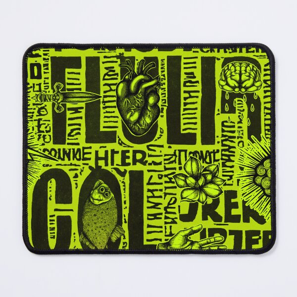 Item preview, Green Doodles on book designed and sold by fakeface.