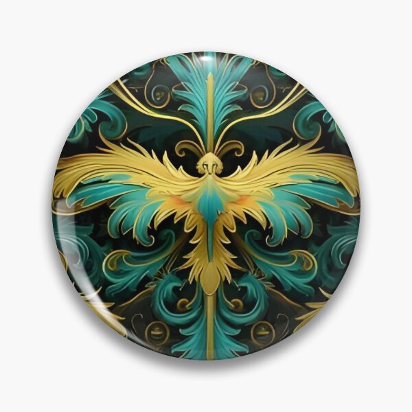 Item preview, Russian Fairytale Art Design, Hohloma Inspired, Flowers, Feathers, Firebird designed and sold by MiracleROLArt.