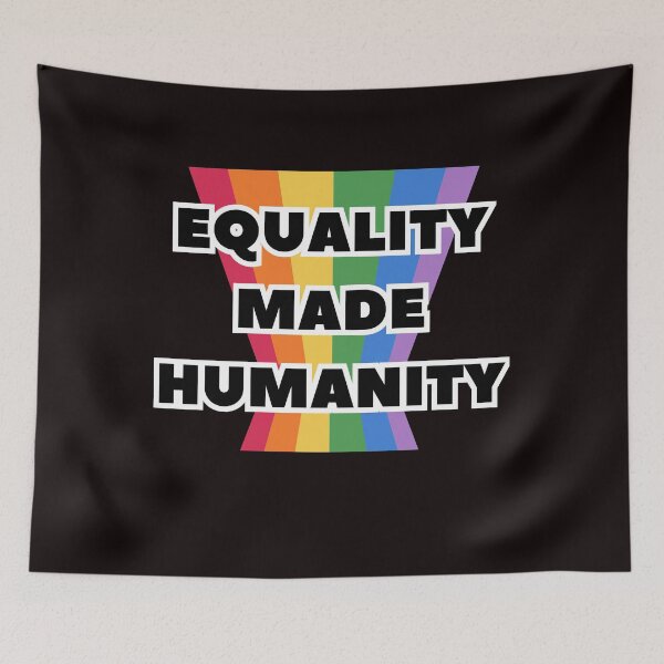 Item preview, Equality Made Humanity, LGBTQIA Pride designed and sold by ShopULove.