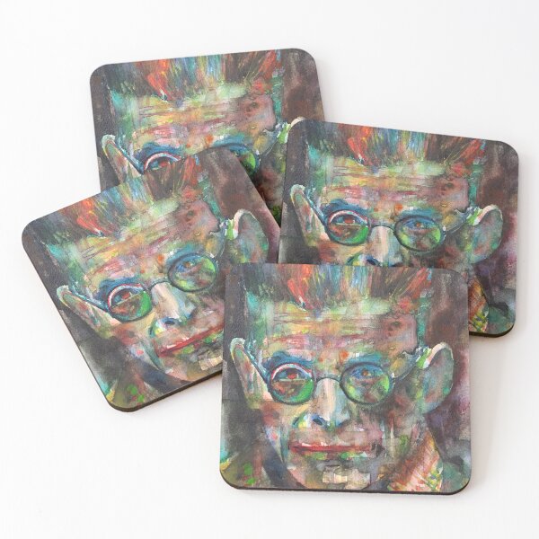 Item preview, SAMUEL BECKETT watercolor portrait .14 designed and sold by lautir.