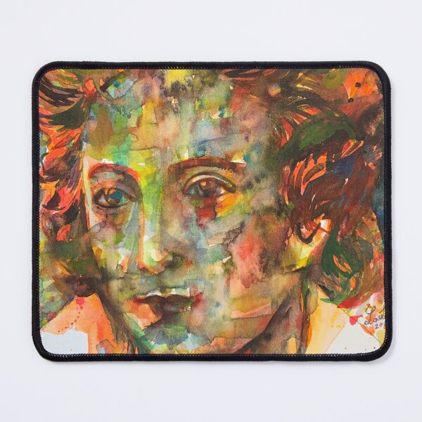 Item preview, PERCY BYSSHE SHELLEY watercolor portrait .2 designed and sold by lautir.