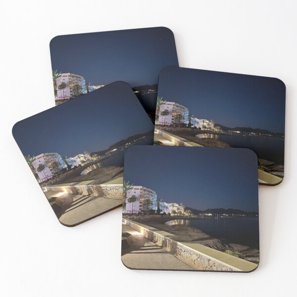 Item preview, Cala Bona at Night Coastline Photography designed and sold by OByD.
