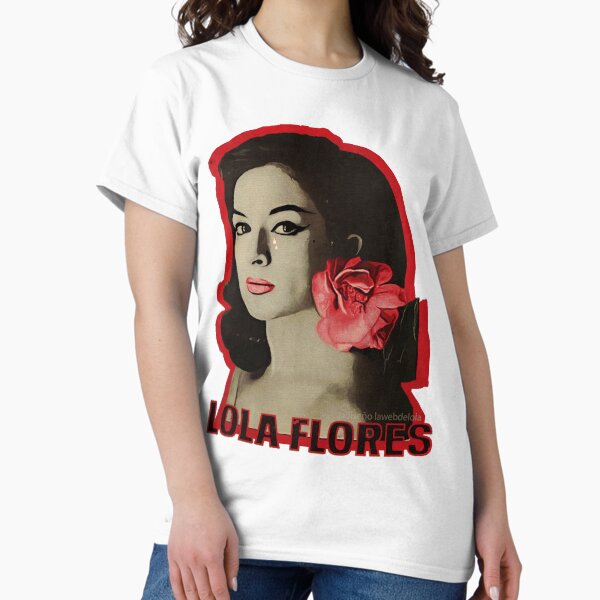 Vista previa del artículo con la obra «Lola Flores Red Flower », diseñado y vendido por JmB Folkloricas.