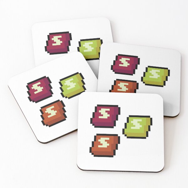 Item preview, Pixel Starbursts - pixel food art designed and sold by LittleFoodShop.