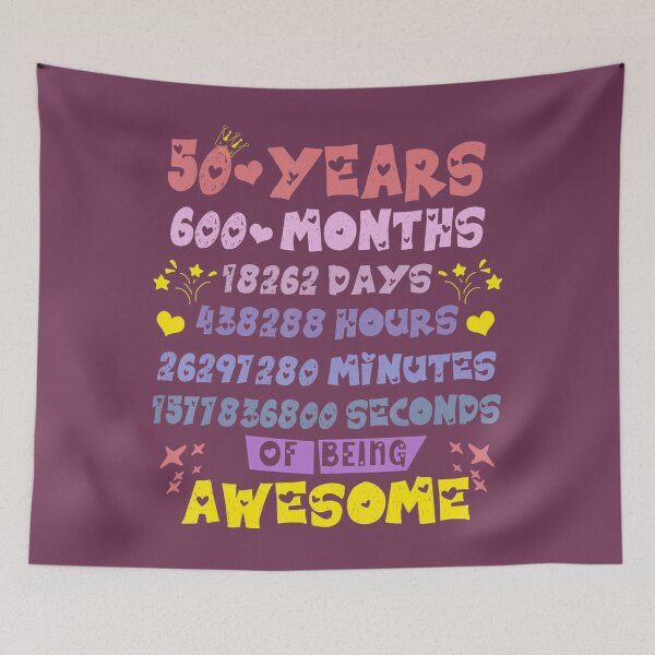 Item preview, 50th Birthday 50 Years Old Being Awesome Bday For 	 	 	 	 designed and sold by hednramasag43.
