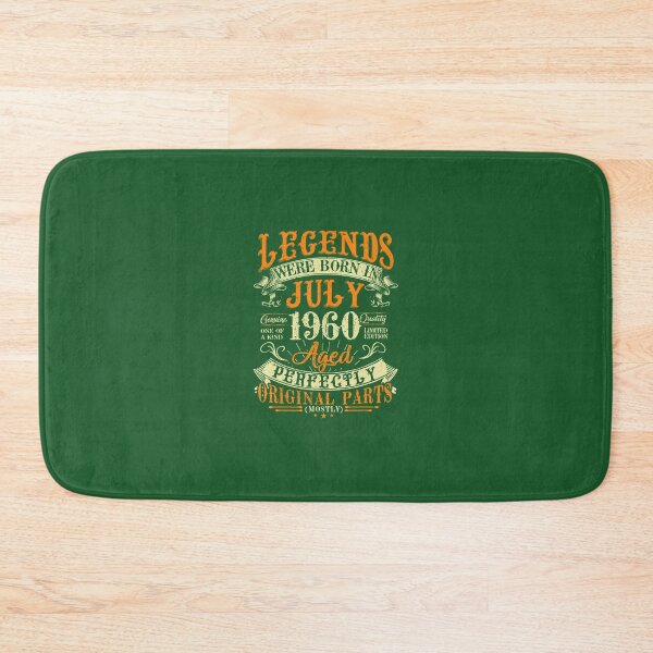 Item preview, 62Th Birthday 	 62 Years Old Legends Born In July 1960  DM51791	 designed and sold by ynwopdxm38.