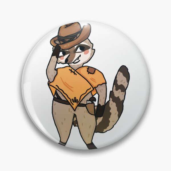 Item preview, Howdy Partner Raccoon designed and sold by Melurinae.