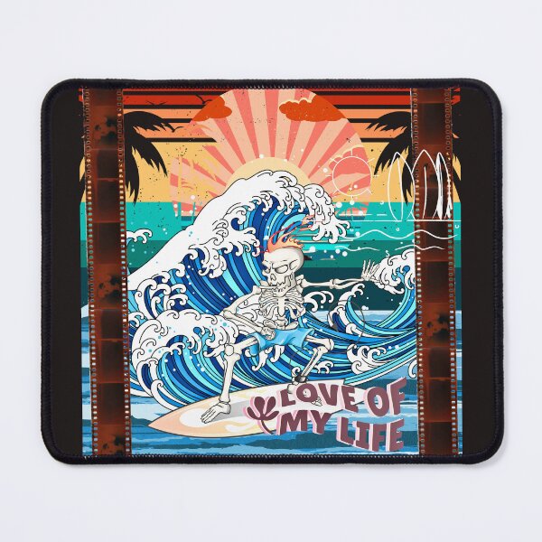 Item preview, Skeleton Surfer Love of my Life designed and sold by NoWokeWear.