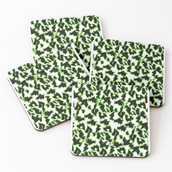 Item preview, Black on Lawn green Pattern.  Top designed and sold by MatildaSpink.