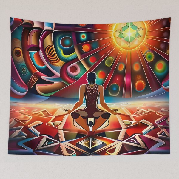 Item preview, Celestial Harmony: Embracing Cosmic Serenity designed and sold by TheOpiumHouse.