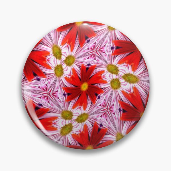 Item preview, Beautiful Red Aster Patterns designed and sold by Patternflower.