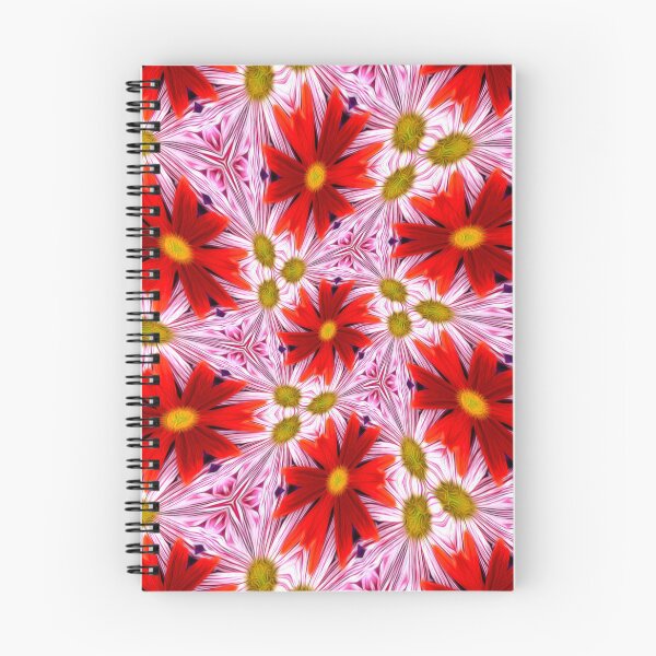 Item preview, Beautiful Red Aster Patterns designed and sold by Patternflower.