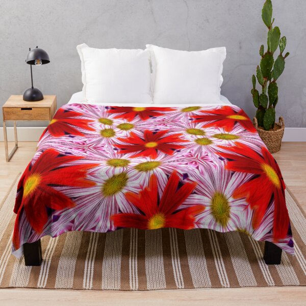 Item preview, Beautiful Red Aster Patterns designed and sold by Patternflower.
