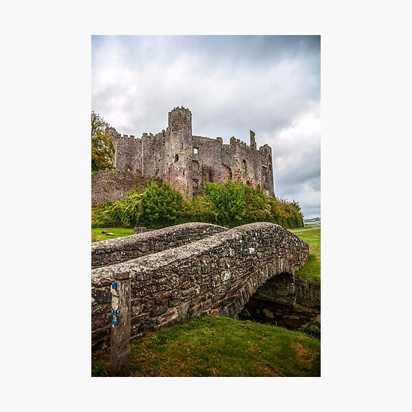 Item preview, Laugharne Castle And Bridge, Carmarthenshire, Wales designed and sold by Paul Thompson Photography.