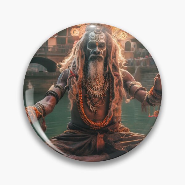 Item preview, Psychedelic Awakening of Sadhu designed and sold by iamshivanshsr.