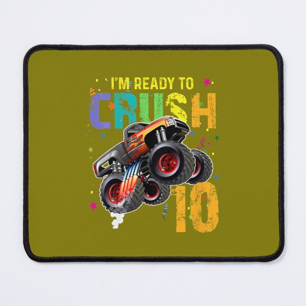 Item preview, Kids I'm Ready to Crush 10 Monster Truck 10th Birthday DM53027 designed and sold by kjcklzrwi89.