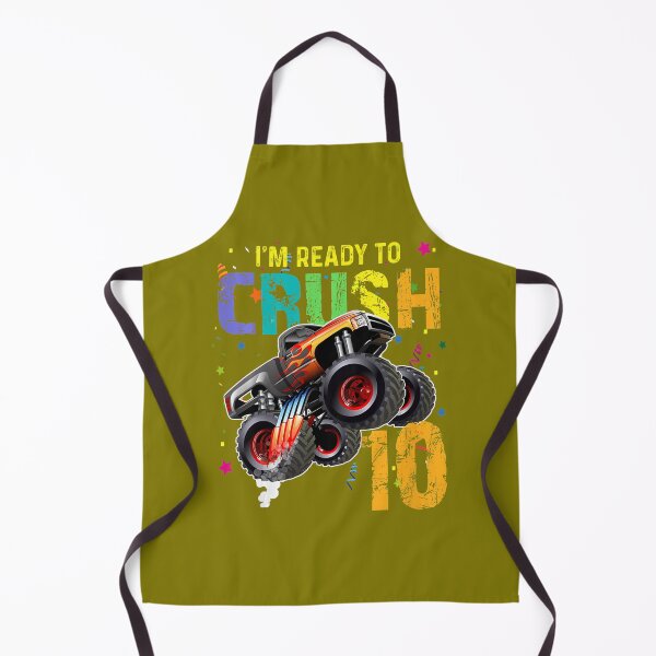 Item preview, Kids I'm Ready to Crush 10 Monster Truck 10th Birthday DM53027 designed and sold by kjcklzrwi89.