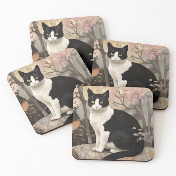 Item preview, Tuxedo Cat on a Rock designed and sold by Marvel Selke.
