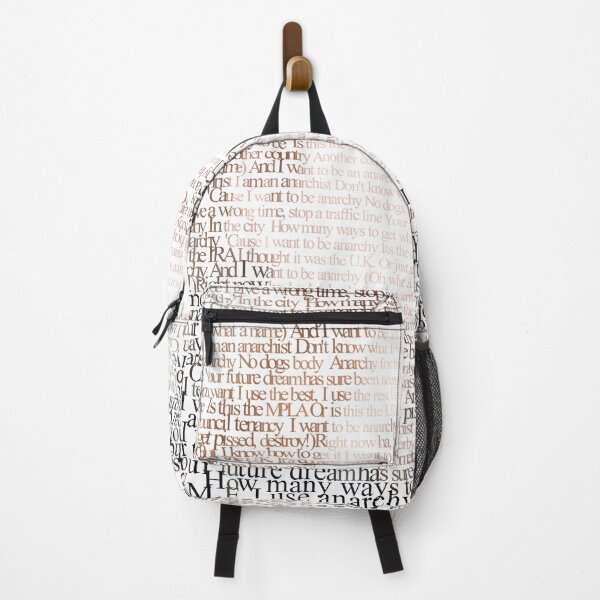 Item preview, John Lydon inspired design created from Sex Pistols lyrics. designed and sold by TypeFace-Art.