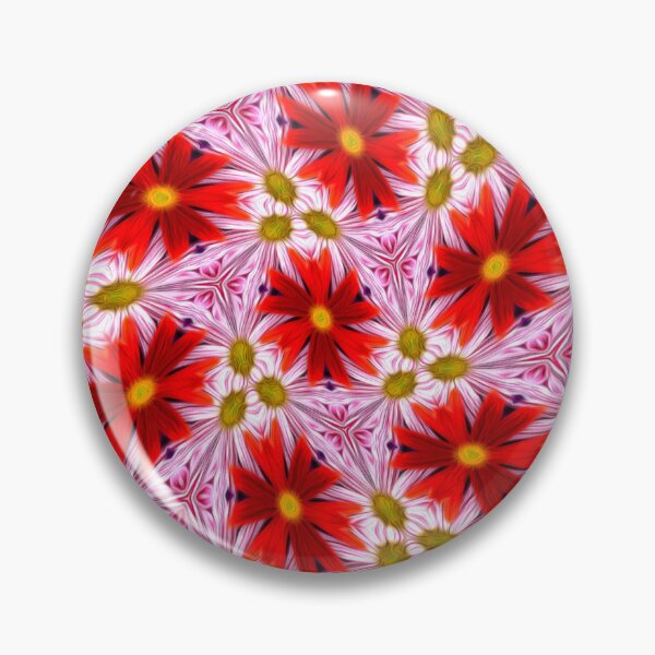 Item preview, Beautiful Red Aster Patterns designed and sold by Patternflower.