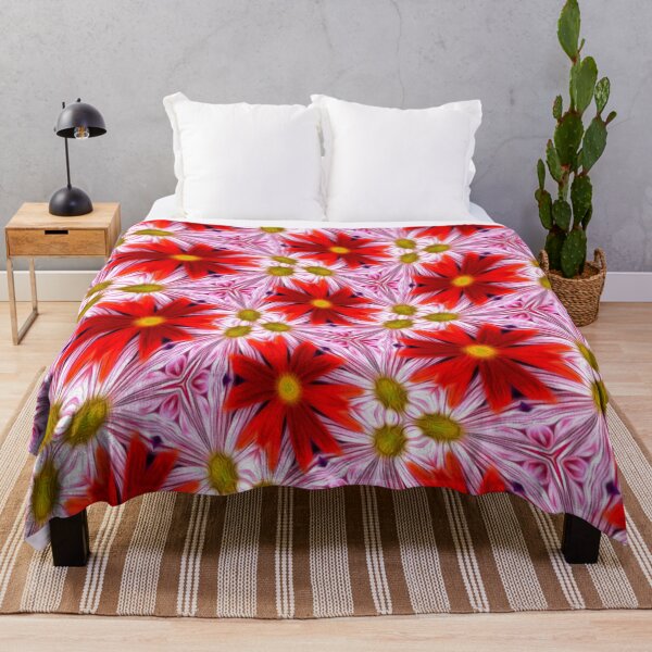 Item preview, Beautiful Red Aster Patterns designed and sold by Patternflower.