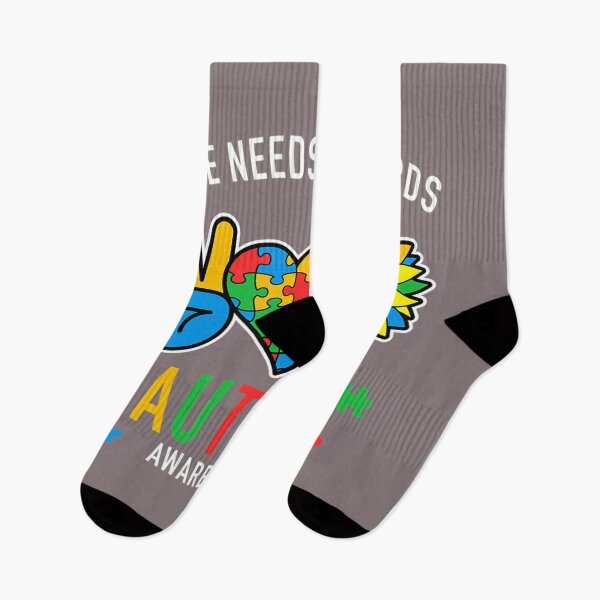 Item preview, Love Needs No Words Autism Awareness Sunflower 	 designed and sold by hsvrbtdagtn90.