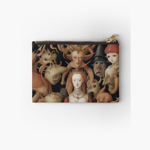 Item preview,  Queen Elizabeth I of England surrounded by Demons and Fallen angels at court after Hieronymus Bosch designed and sold by Vintage Designs +.