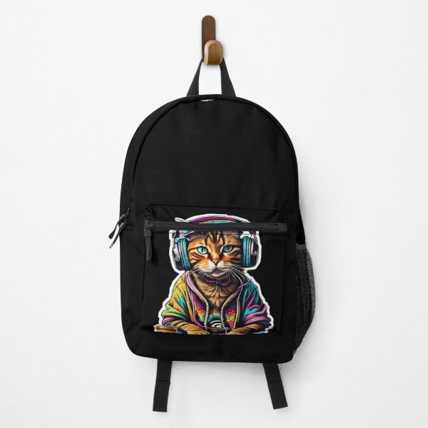 Item preview, MIA CAT JAM WITH HEADPHONE GRAFFITI MIA #1 designed and sold by Design by Miiaarts.