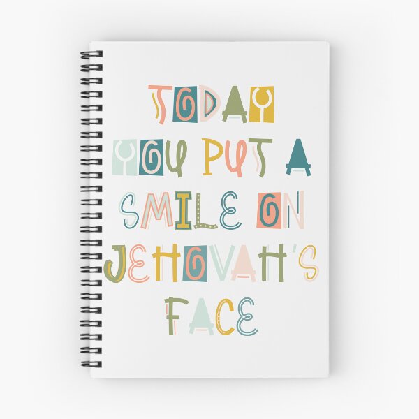 Item preview, Today You Put a Smile on Jehovah's Face designed and sold by Paper Bee Gift Shop.