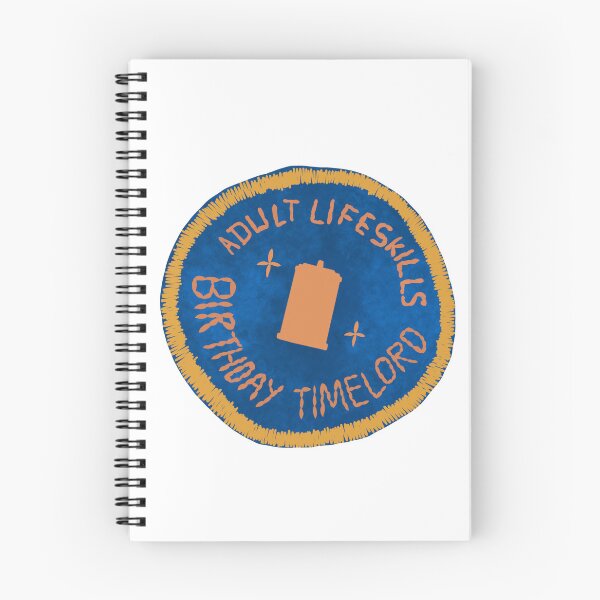 Item preview, Birthday Timelord Badge Adult Life Skills designed and sold by samanthagarrett.