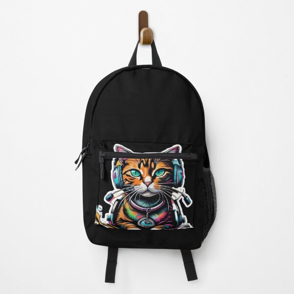 Item preview, MIA CAT JAM WITH HEADPHONE GRAFFITI MIA #2 designed and sold by Design by Miiaarts.