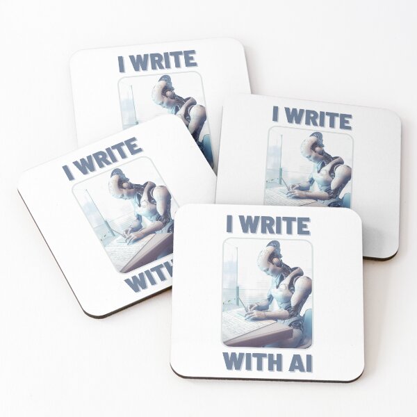 Item preview, I write with AI designed and sold by Echo of Weekend.