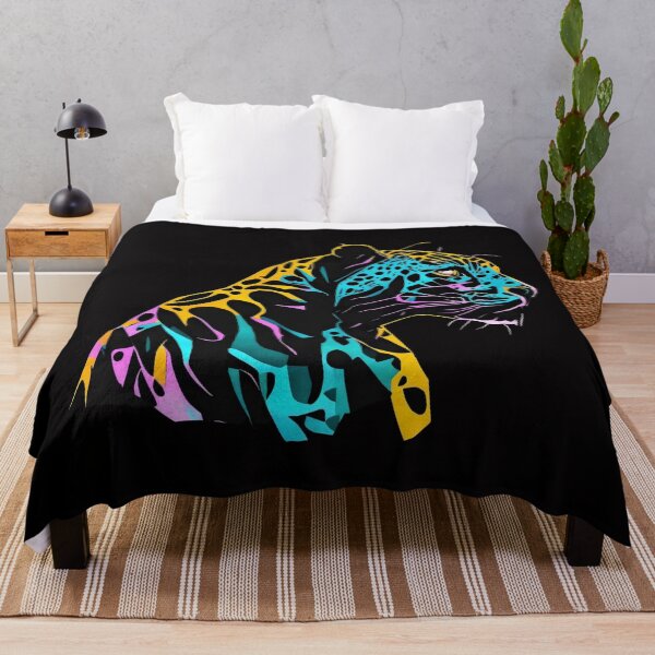 Item preview, rainbow dark head jaguar designed and sold by jkrphoto.
