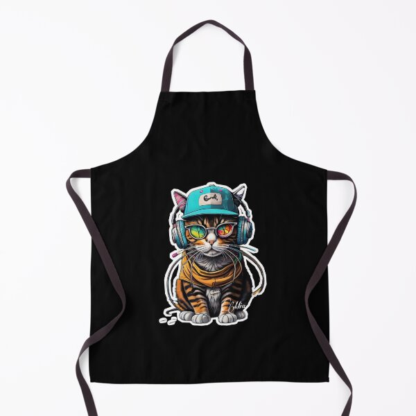 Item preview, MIA CAT JAM WITH HEADPHONE GRAFFITI MIA #3 designed and sold by Design by Miiaarts.